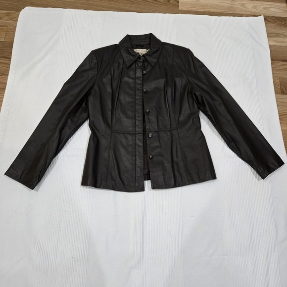 NWT Apostrophe 100% leather jacket and pants - Picture 2 of 15